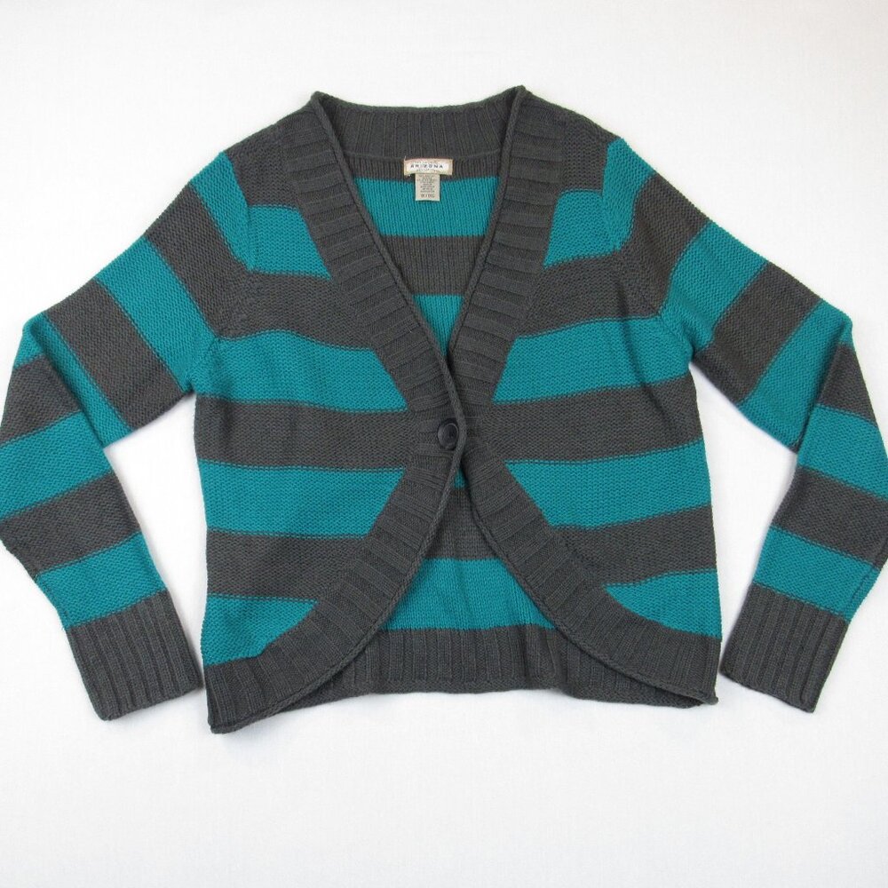 ARIZONA Jean Company Striped Cardigan Sweater Size 1X